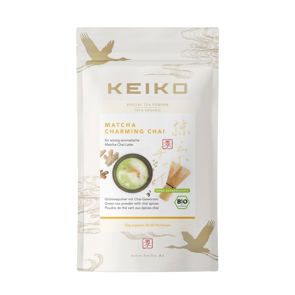 Keiko Matcha Charming Chai - Bio Japan Grünteepulver